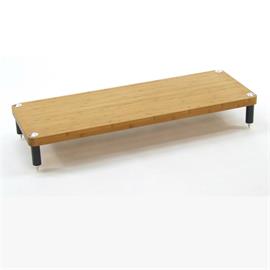Atacama EVOQUE ECO 44/16 - DESIGN EDITION - 145 mm shelf-module (made from light bamboo solid wood = light bamboo / legs in matt black finish / incl. spikes)