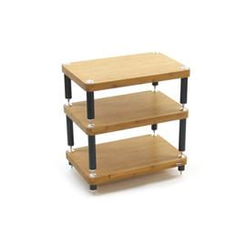 Atacama EVOQUE ECO 24/16 HiFi-Rack - hochwertiges 24/16 HiFi-Rack mit 3 Ebenen (Bambus Vollholz / komplett entkoppelt / inkl. Spikes)