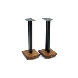 Atacama Moseco 6 - loudspeaker stands (615 mm / black & base plate made of dark bamboo solid wood = dark bamboo / 1 pair)