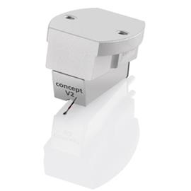 Clearaudio  Concept V2 - MM-Tonabnehmersystem für Plattenspieler (Aluminium-Gehäuse / Moving Magnet Technologie)
