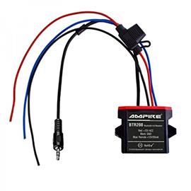 Ampire BTR200 - Bluetooth 4.0 receiver - Bluetooth adapter with auto-remote function (for music streaming / waterproof / perfect for: car, auto, home hi-fi, boat, marine / A2DP / AVRCP / HFP / HID audio streaming / 3.5mm jack)