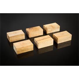 Cardas Audio Golden Cuboids - Myrtenholz Blocks L - Geräteunterstellfüße (große Ausführung / aus Myrtenholz gefertigt / 6 Stück)