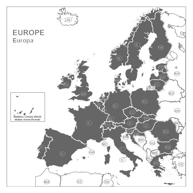 NAVTEQ / OPEL (Here) - Europe - for Opel CD70 navigation systems (13 CD) 2014/2015