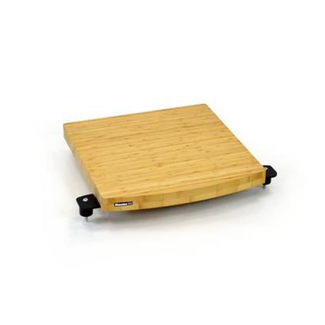 Atacama Eris2 Eco 5.0 - hi-fi rack - 4 levels (total of 4 shelves made from light bamboo solid wood = natural bamboo / incl. silver spikes)