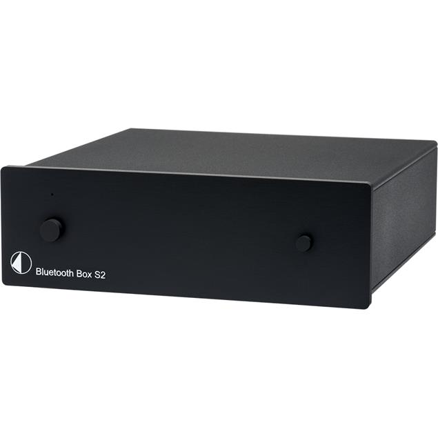 Pro-Ject Bluetooth Box S2 - audiophiler Bluetooth Audioempfänger mit aptX (unterstützt aptX & SBC Bluetooth Codecs / schwarz)