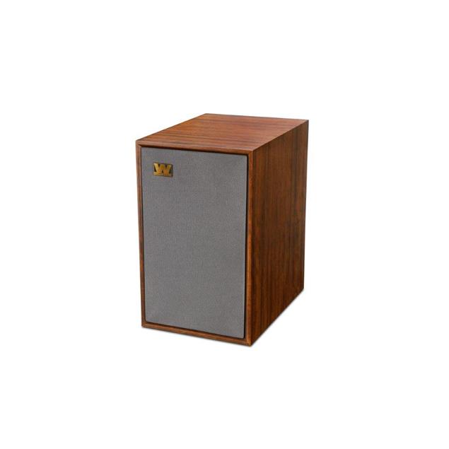 Wharfedale DENTON 80th Anniversary - 2-way bass reflex bookshelf loudspeakers (20-100 Watts recommended amplifier power / mahogany red veneer / 1 pair)