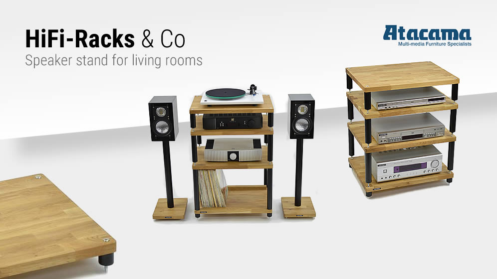 Atacama HiFi-Racks & Co - Speaker stand for living rooms